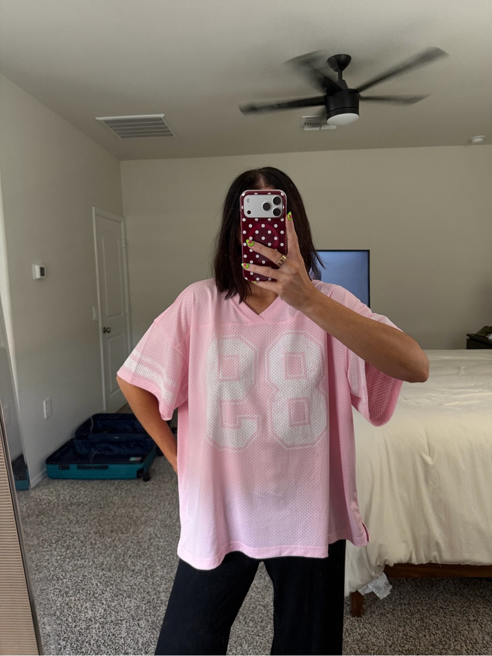 Light pink jersey